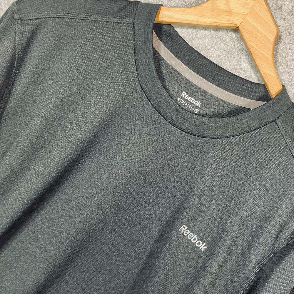 Reebok Men's M Long‎ Sleeve Performance Athletic T-Shirt, Black